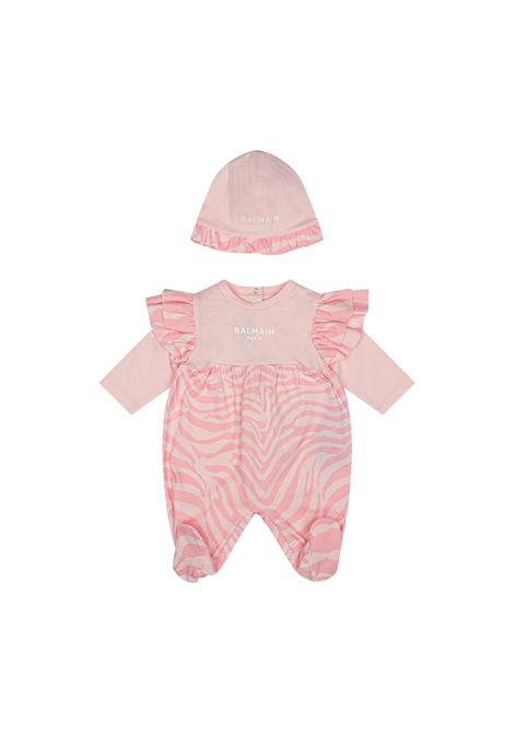 Completo tutina e cappello BALMAIN KIDS | BZB030 Z4119508RS